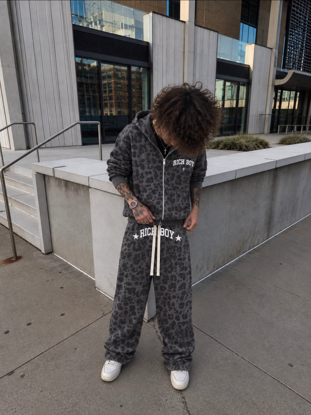 Rich Boy Leopard Set